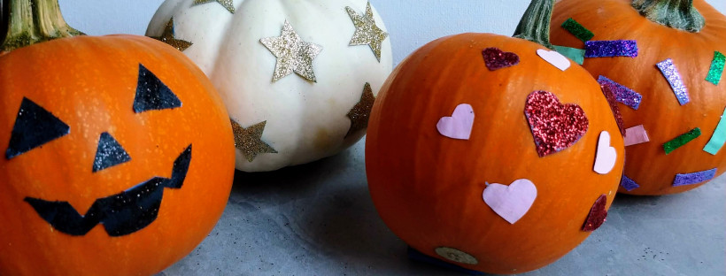 Halloween – Quick & Easy (Last Minute No Carve) Pumpkin Decorating ...